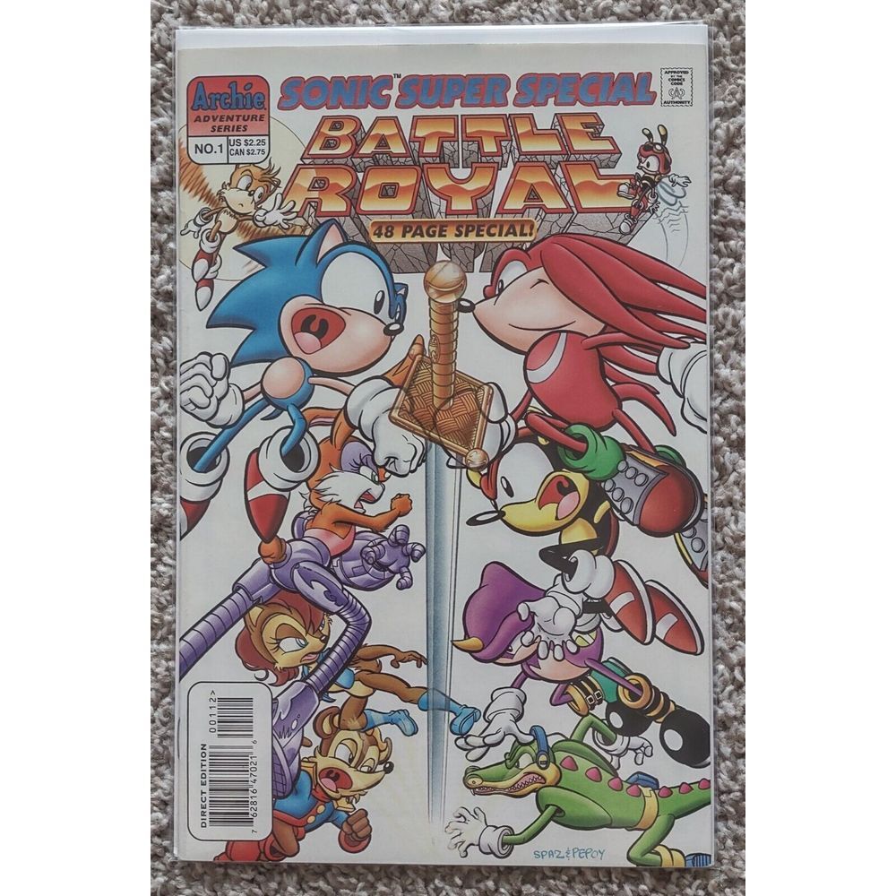 Sonic Super‎ Special Battle Royale Archie Comics #1  (Bag & Boarded)